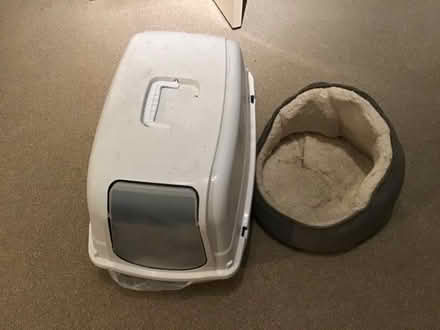 Photo of free Cat litter box and bed (Cuddesdon OX44) #1