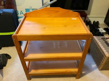 Photo of free Natural pine 3 shelf unit (Gerrards Cross SL9) #1