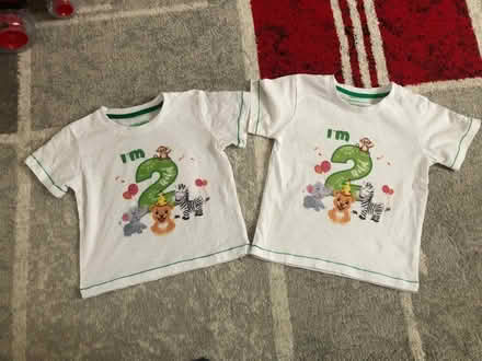 Photo of free 2 years old birthday t shirts (Beckton E16) #1