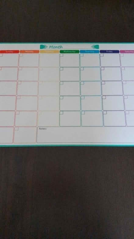 Photo of free Magnetic monthly planner (Carshalton Beeches SM5) #1