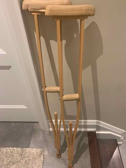 Photo of free Wooden crutches (Royal York and Bloor) #1