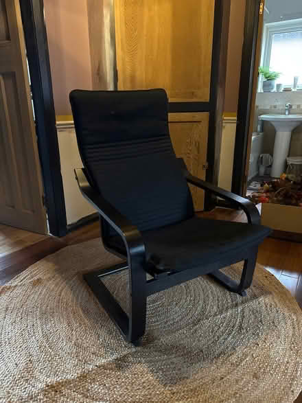 Photo of free Black Ikea poang chair (CH44) #1