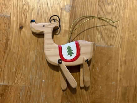 Photo of free Wooden reindeer Christmas ornament (Bromley BR2) #1