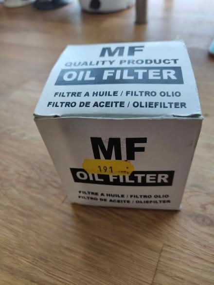 Photo of free New MF motorcycle oil filter (Dursley GL11) #1