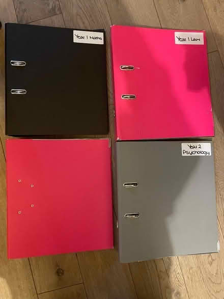 Photo of free A4 lever arch files (Old Linslade LU7) #1