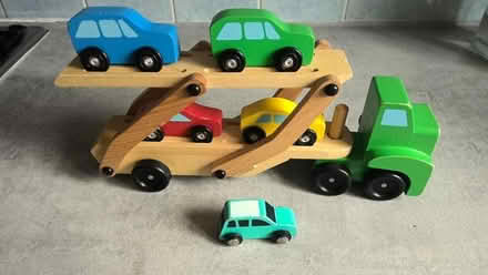 Photo of free Wooden truck with cars (Heelands MK13) #1