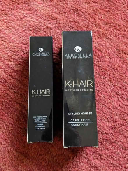 Photo of free K-Hair styling gel and mousse for curly hair (Knowle BS4) #1