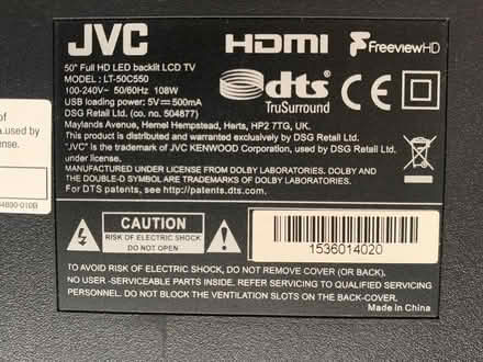 Photo of free 50” tv (Highworth SN6) #1