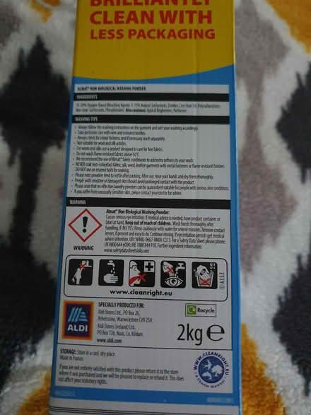 Photo of free Box of washing powder (Park District G3) #2