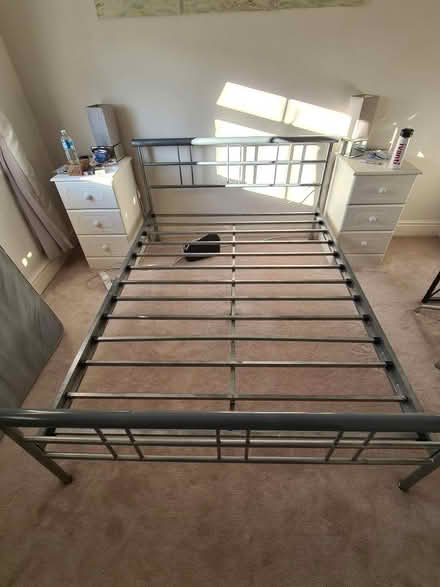 Photo of free Standard small double bed frame (Halewood) #1