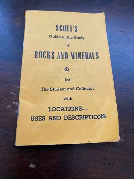 Photo of free Rocks and Minerals Booklet (Wilmette) #1