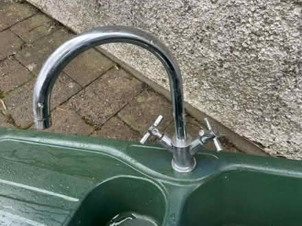 Photo of free Franke 1.5 Inset sink and tap British Racing Green (Gatebeck LA8) #2
