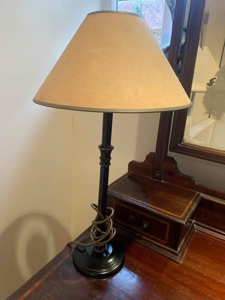 Photo of free 2 table lamps and shades (Henley-On-Thames RG9) #1