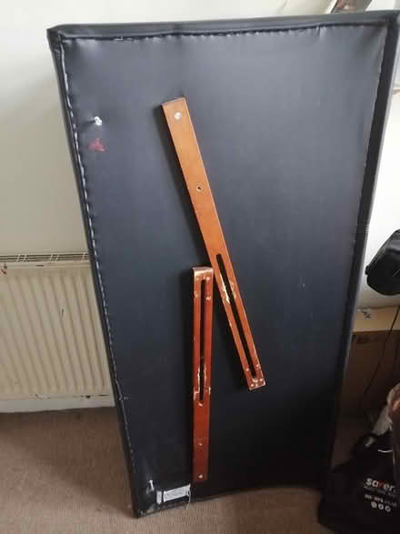 Photo of free leather double headboard (bilston) #2