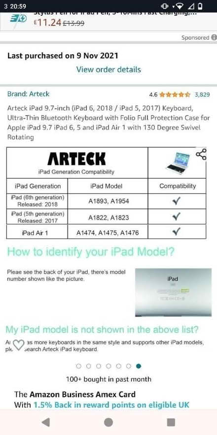 Photo of free iPad 5 keyboard (Fiveways, Brighton) #4