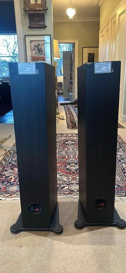 Photo of free Wharfedale speakers and cables (Stockbridge EH3) #1