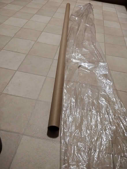 Photo of free Cardboard tube and poly bag 58" (Ware SG12) #1