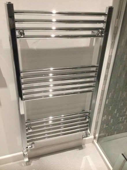 Photo of free Chrome dual fuel towel rail/radiator (Deer Park OX28) #1