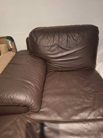 Photo of free Brown Italian Leather Chaise (Kingston KT1) #1