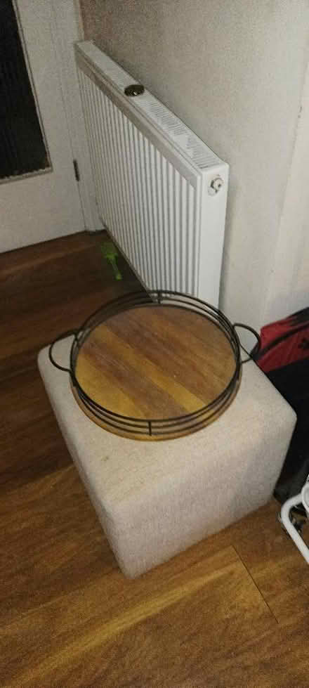 Photo of free Wooden Black tray (Leagrave LU4) #1