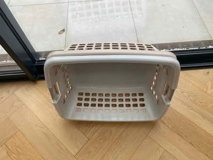 Photo of free 2 plastic stacking washing baskets (Woodford Green) #2