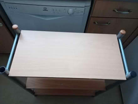 Photo of free Wooden shelving unit (Hounslow) #1