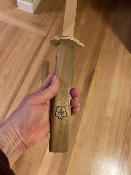 Photo of free Japanese wooden play sword (Midtown Palo Alto) #2