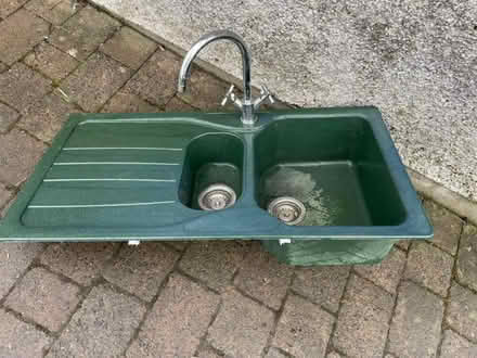 Photo of free Franke 1.5 Inset sink and tap British Racing Green (Gatebeck LA8) #1