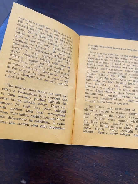 Photo of free Rocks and Minerals Booklet (Wilmette) #2