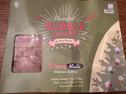 Photo of free Bubble lights (Randolph) #3