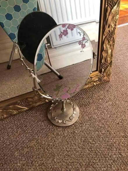 Photo of free Small, silver, decorative mirror (Heaton Mersey SK4) #1