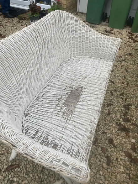 Photo of free Wicker seat (Welling) #2