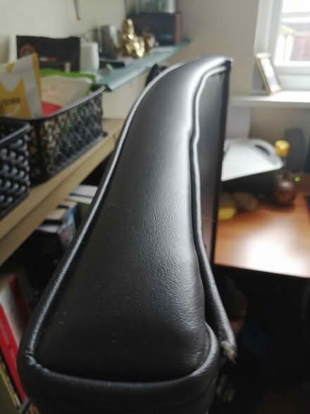 Photo of free leather double headboard (bilston) #3