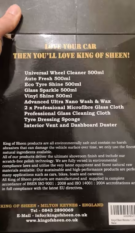 Photo of free King of Sheen Car Wash Partial Set (Hanover BN2) #3
