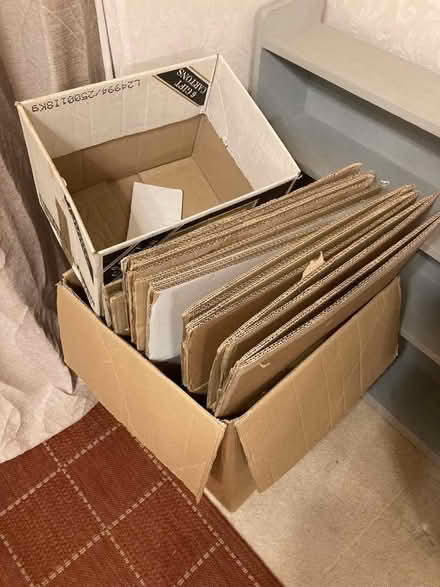Photo of free Some large cardboard boxes used previously for moving house (Clapham MK41) #1