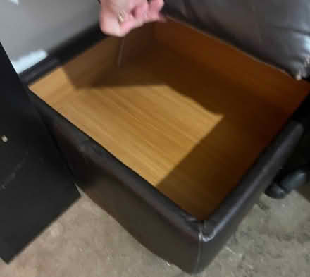 Photo of free Leather Look Storage Footstool (CT17) #2
