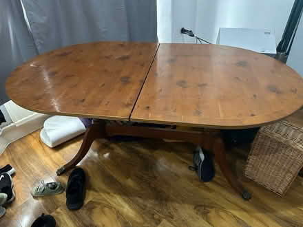 Photo of free Solid wooden dining table (East Croydon.) #2