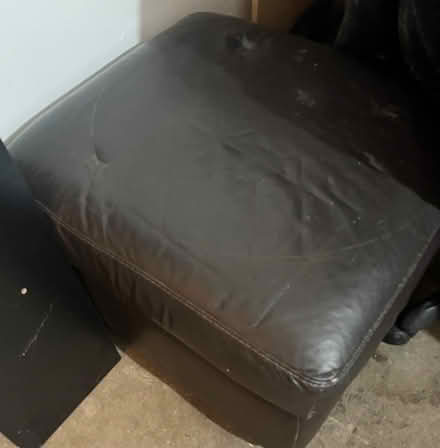 Photo of free Leather Look Storage Footstool (CT17) #1
