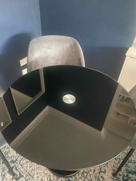 Photo of free Small Glass Dining Table 80cm (Ongar, Dublin 15) #2