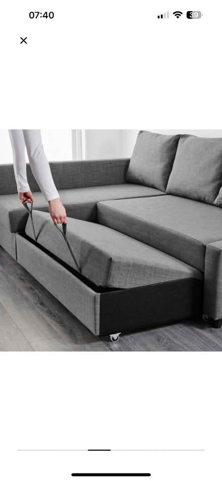Photo of free L shaped sofa bed (Courtlands WD25) #2