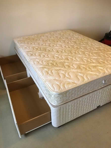 Photo of free Bed and mattress (Lytchett Matravers.) #1