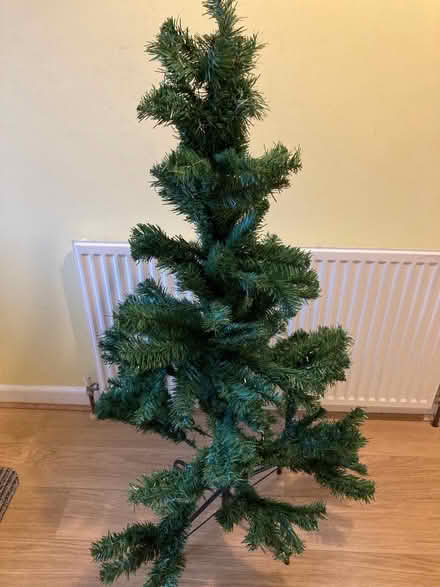 Photo of free 4ft Christmas tree on a stand (Ballards CR2) #2