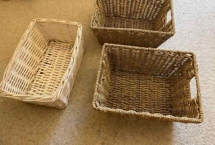 Photo of free small storage baskets (Highbury N5) #1