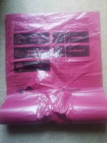 Photo of free x2 rolls of large recycle bags (WR14 Malvern Link) #1