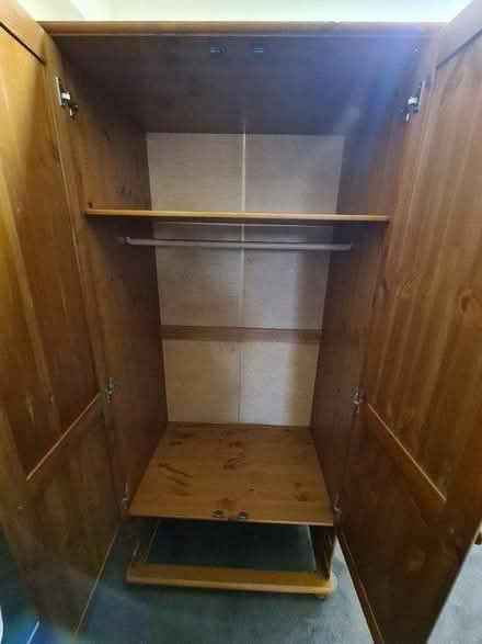 Photo of free Double 2 Door Wooden Wardrobe (DA1) #1