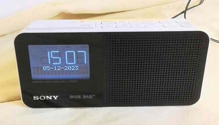 Photo of free Sony DAB clock radio (Aldershot) #1