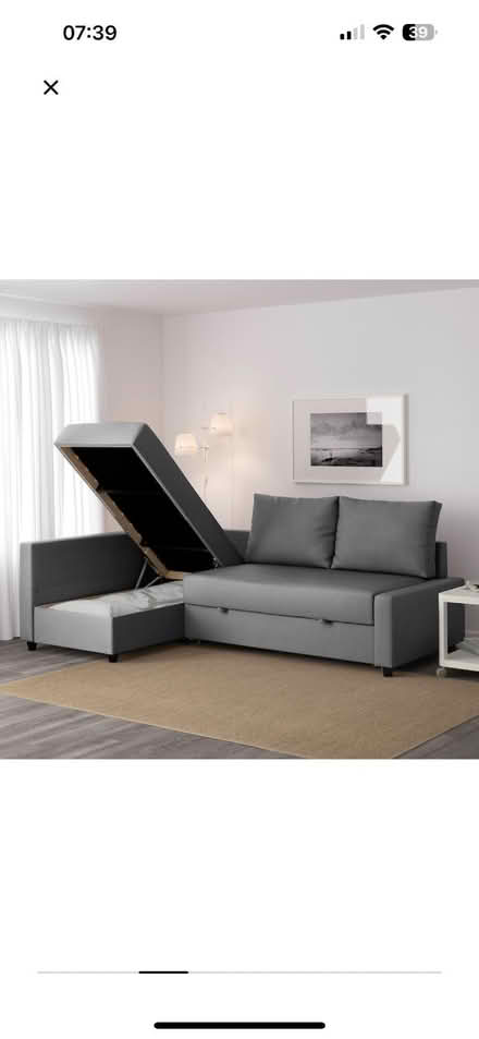 Photo of free L shaped sofa bed (Courtlands WD25) #3