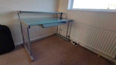 Photo of free Large glass computer desk (st. albans, al4) #3