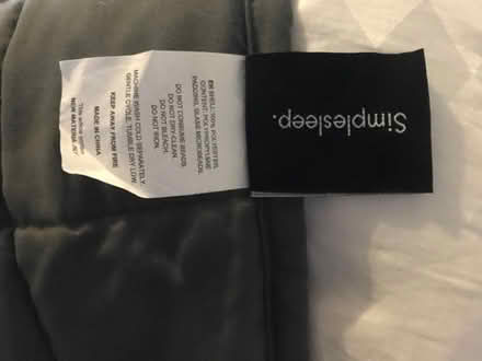 Photo of free ‘Simple Sleep’ single weighted blanket (Lansdown) #1