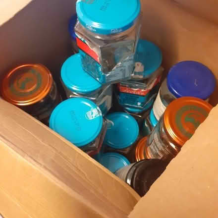 Photo of free Glass jars with lids (Causeway End MK43) #1